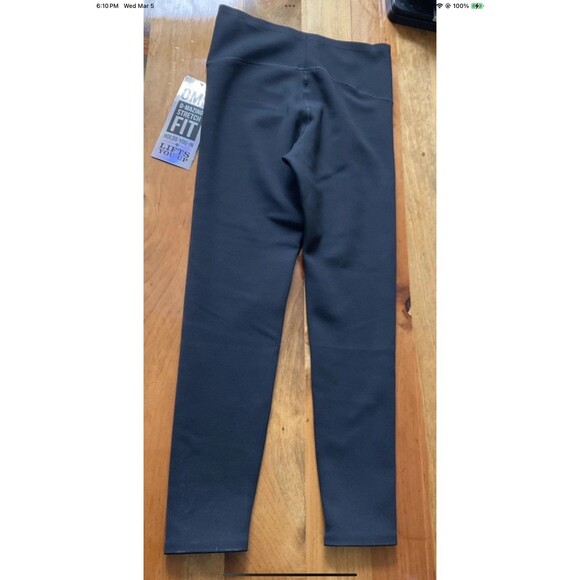 Coco + Carmen OMG Black Womans Small Tummy-Slimming Booty Lift Lined Legging NEW - Picture 2 of 7